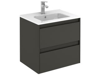 Ambra Wall-Mounted Bathroom Vanity Anthracite