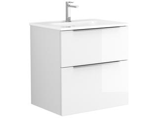 Dalia Wall Mounted Vanity Modern Glossy White