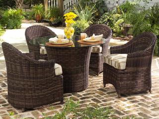 Whitecraft Sonoma Wicker Outdoor Dining Set