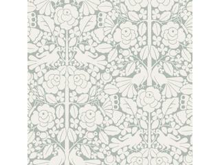 York Wallcoverings Magnolia Home Artful Prints & Patterns Blue, Grey Fairy Tales Wallpaper