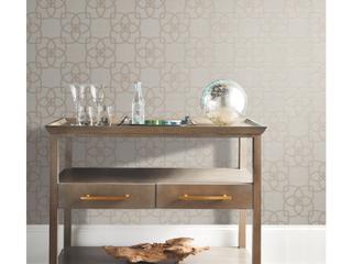 Antonina Vella Dazzling Dimensions Volume II Light Grey Light Brown Serendipity Wallpaper