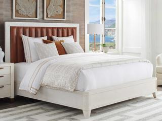 Barclay Butera Carmel Cambria Brown Wood California King Panel Bed