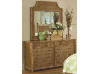 Braxton Culler Summer Retreat 9-Drawers Brown Hardwood Double Dresser with Mirror