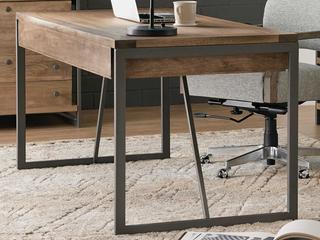 Hooker Furniture Gray Natural Wood Brown Mango Secretary Desk