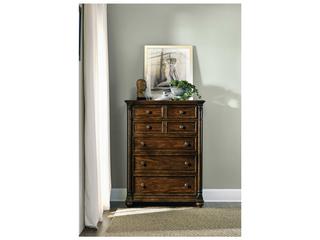 Hooker Furniture Leesburg Dark Wood Brown Mahogany Accent Chest