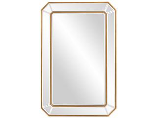 Howard Elliott Leopold Rectangle Wall Mirror