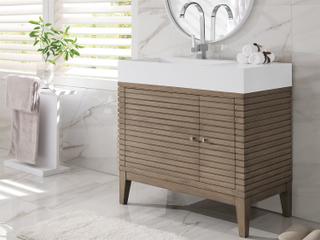 James Martin Linear 35" Single Vanity Cabinet