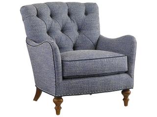 Oyster Bay Fabric Tufted Accent Chair