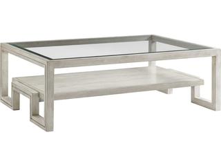 Oyster Bay Rectangular Glass Coffee Table