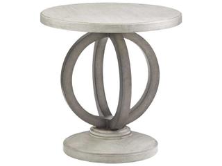 Oyster Bay Round Wood End Table
