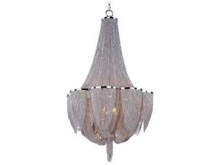 Maxim Lighting Chantilly 1-Light Polished Nickel Empire Chandelier