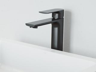 Vigo Norfolk Matte Black 1-Handle Vessel Bathroom Faucet