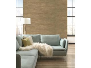 York Wallcoverings Grasscloth Resource Library Greens Raw Jute Wallpaper