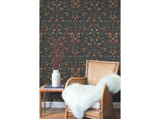 York Wallcoverings Black Wildwood Wallpaper