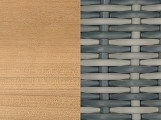 Seating Frame Finish: Teak with Ash
