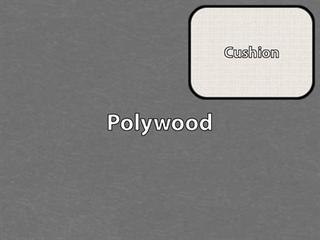 Polywood Finish / Cushion Color: Slate Grey Polywood / Natural Linen Cushion