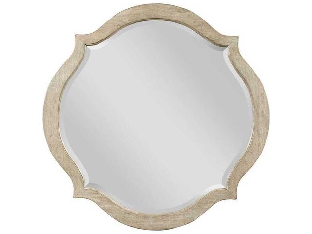 Vista Durant Transitional Accent Mirror in White Oak