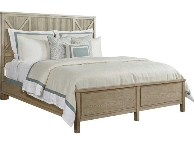 West Fork Canton Queen Panel Bed in Aged Taupe