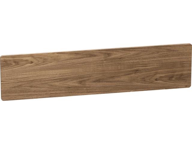 Luma 6767 Large Adjustable Desk Back Panel in Natural Walnut Veneer