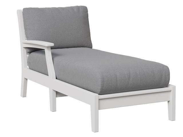 Classic Terrace Left Arm Chaise Lounge with Cushion