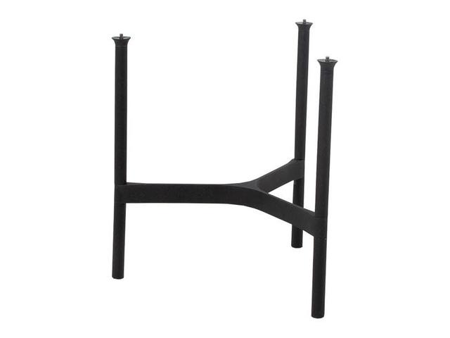 Twist Lava Grey Aluminium Coffee Table Base Small