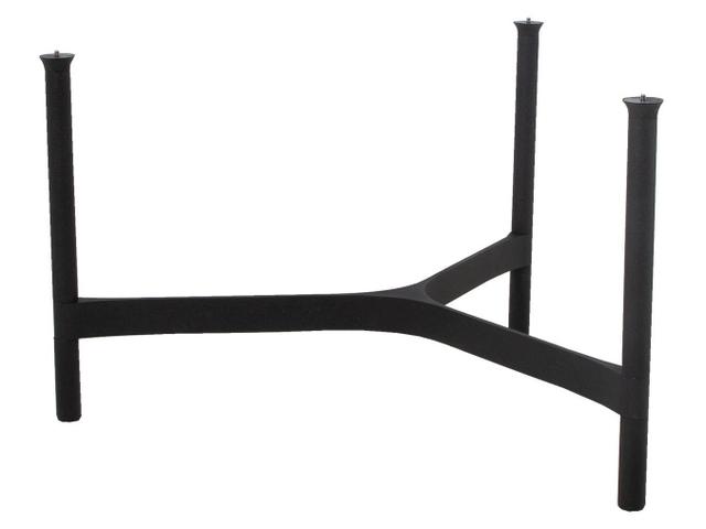 Twist Lava Grey Aluminium Coffee Table Base Large
