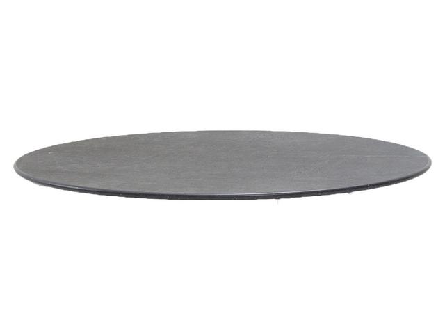 Table Top Fossil Black Ceramic Dia. 70 Cm