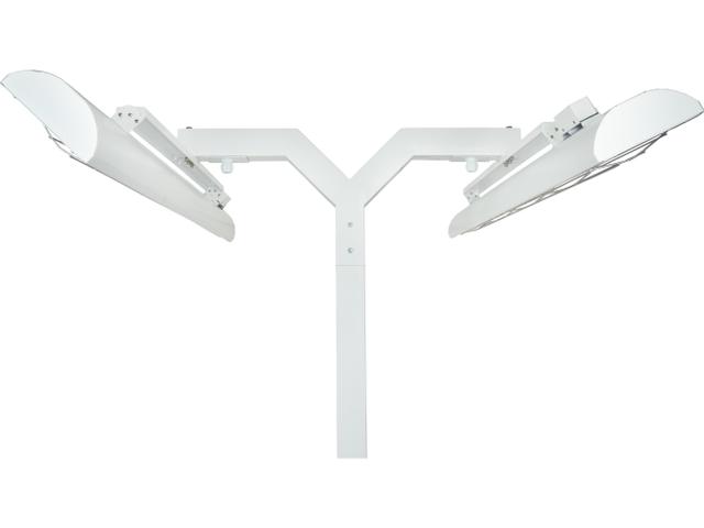 8ft Double Pole Mount for 39-Inch Heaters in White