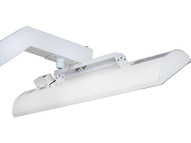 8-Foot Single Pole Mount in White for 4000W and 5000W Heaters