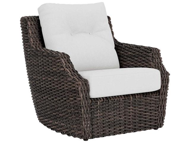 Largo Vinyl Wicker Outdoor Lounge Chair