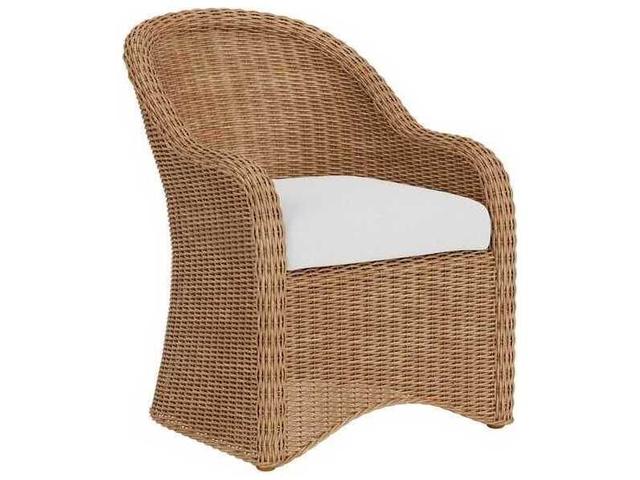 Tobago Dining Armchair with Hyacinth Woven Vinyl
