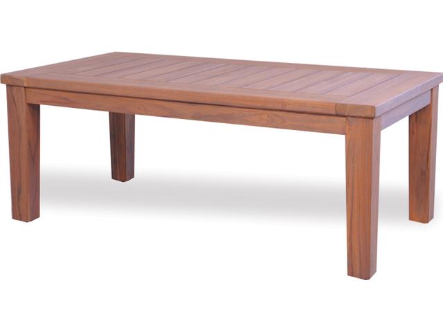 Teak Rectangular Tapered Leg Coffee Table