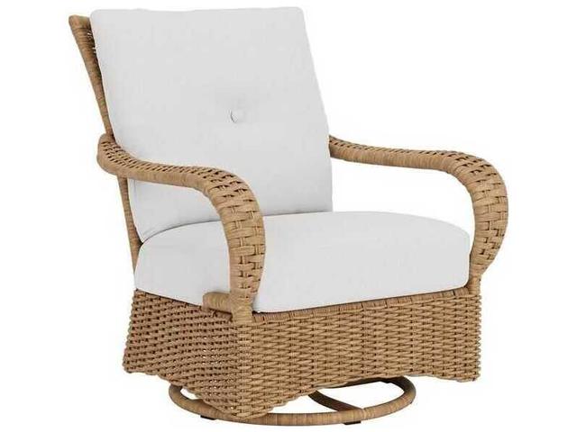 Magnolia Wicker Swivel Glider Outdoor Lounge Chair