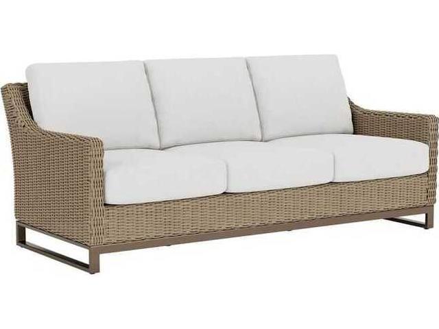 Milan 3-Seat Woven Vinyl Outdoor Sofa