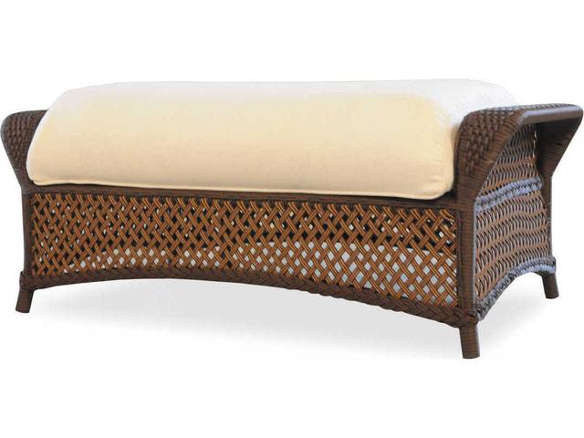 Grand Traverse Large Woven Vinyl Ottoman