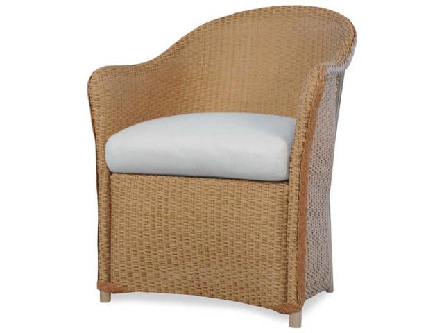 Weekend Retreat Lloyd Loom Wicker Dining Arm Chair