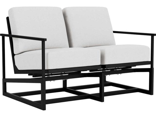 Summit Aluminum Spring Rocker Loveseat
