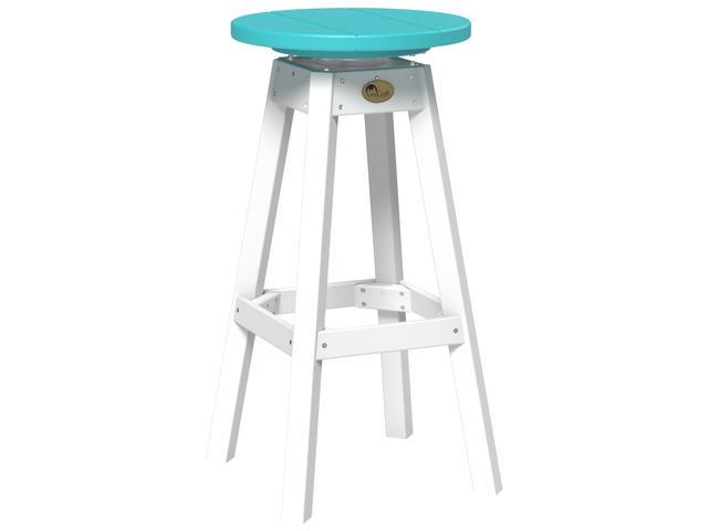 Recycled Plastic Swivel Bar Stool