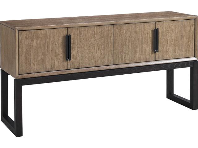 Zanzibar Tavola 68-Inch Sideboard in Taupe and Espresso