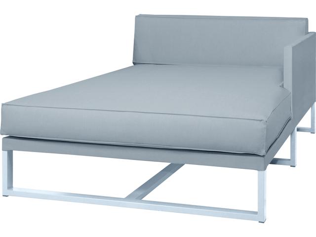 Mono Aluminum Cushion Left Arm Chaise Lounge