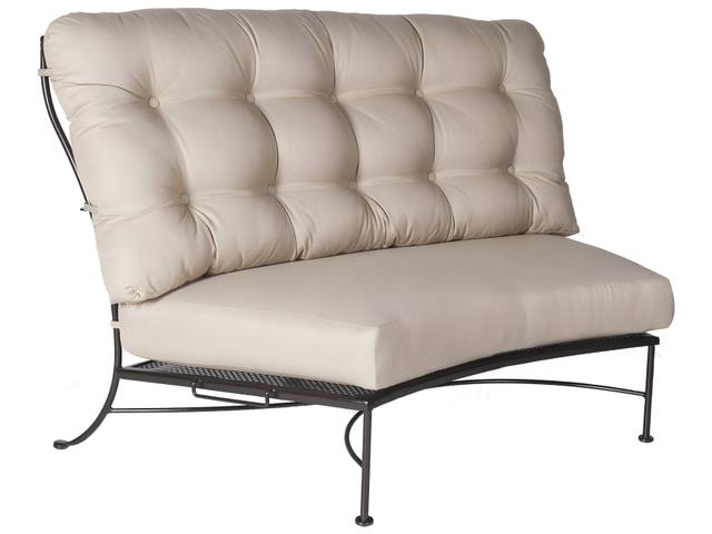 Monterra Wrought Iron Sectional Center Chair