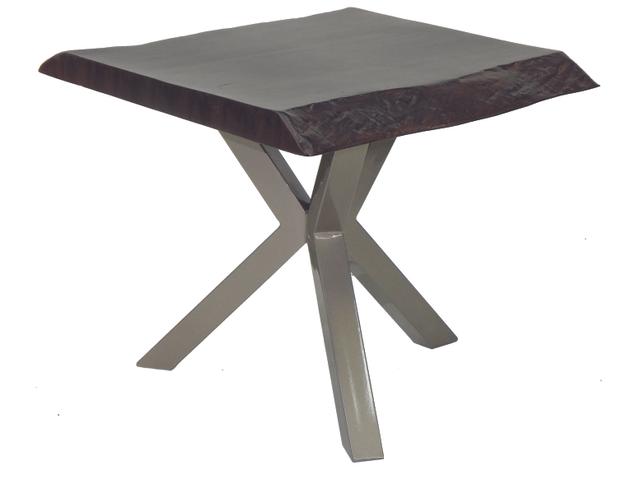 Altra 22-Inch Square Outdoor Side Table in Aluminum