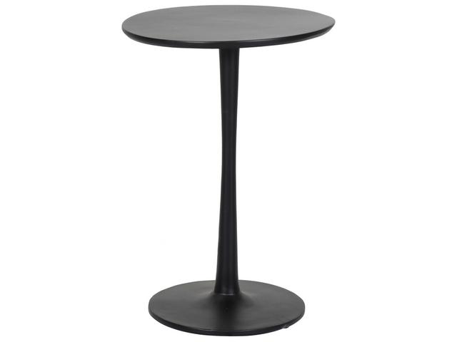 Tulip 16 Inch Elliptical Cast Aluminum Side Table