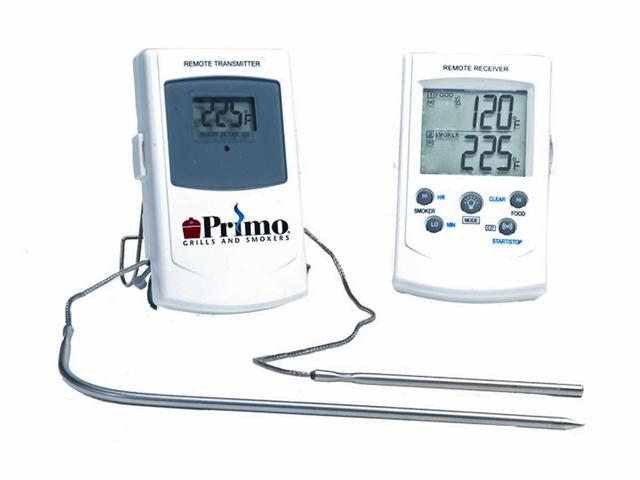 Remote Wireless Thermometer Dual Probe with LCD Display