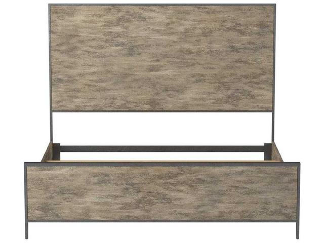 Cameron Queen Panel Bed Raw Silk Finish