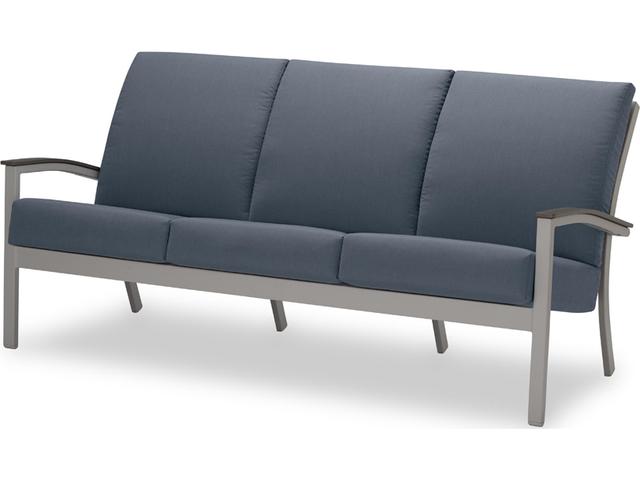 Bazza Cushion Three-Seat Sofa with Polymer Arms