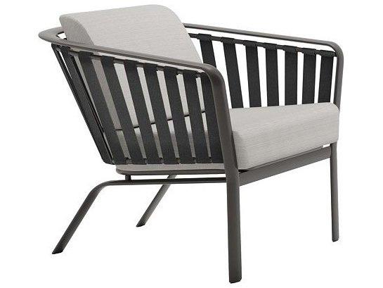 Trelon Cushion Aluminum Outdoor Patio Lounge Chair