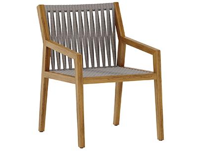 Lido Rope Teak Dining Arm Chair