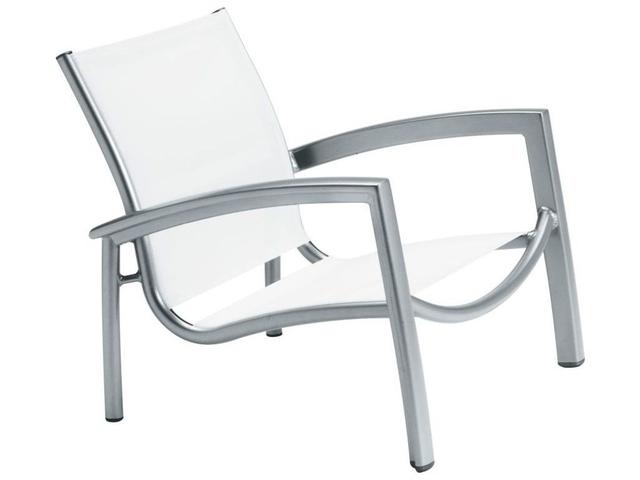 South Beach Relaxed Sling Aluminum Lounge Chair