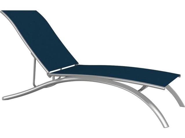 South Beach Elite Relaxed Sling Armless Chaise Lounge